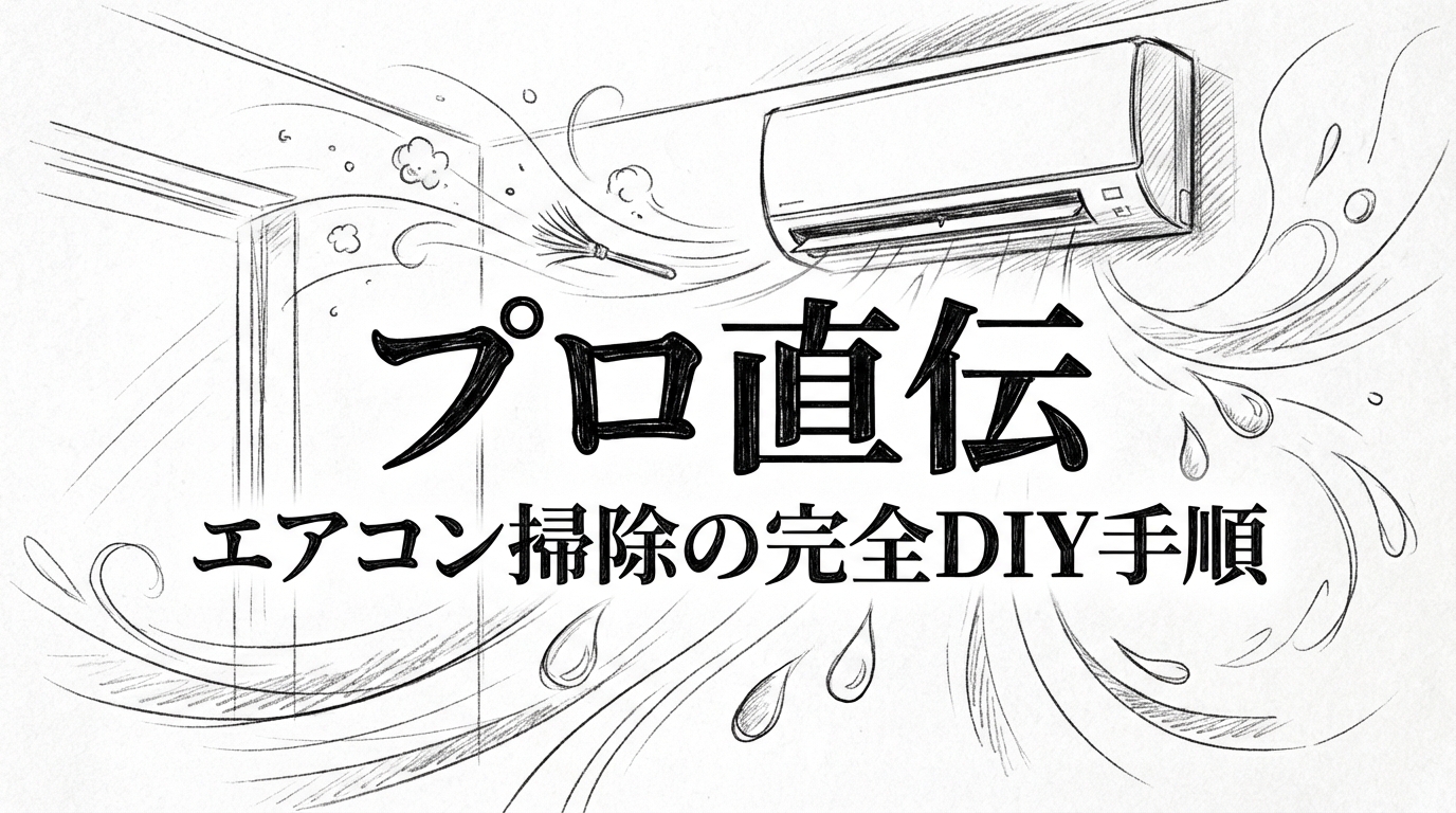 プロ直伝：エアコン掃除の完全DIY手順