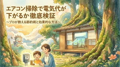 エアコン掃除で電気代が下がるか徹底検証