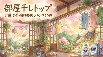 部屋干しトップで選ぶ最強洗剤ランキング10選