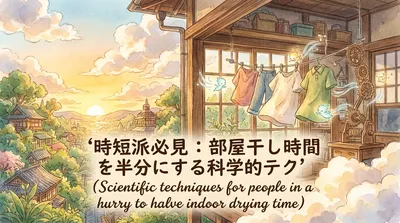 時短派必見：部屋干し時間を半分にする科学的テク