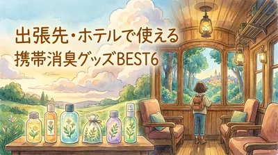 出張先・ホテルで使える携帯消臭グッズBEST6