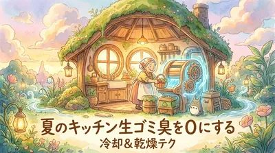 夏のキッチン生ゴミ臭を0にする冷却＆乾燥テク