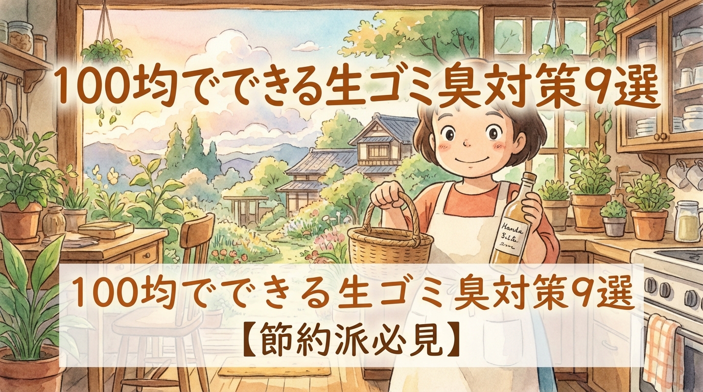 100均でできる生ゴミ臭対策9選【節約派必見】