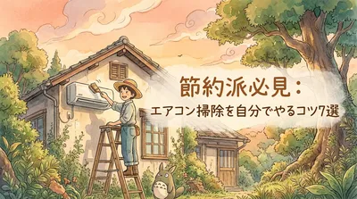 節約派必見：エアコン掃除を自分でやるコツ7選