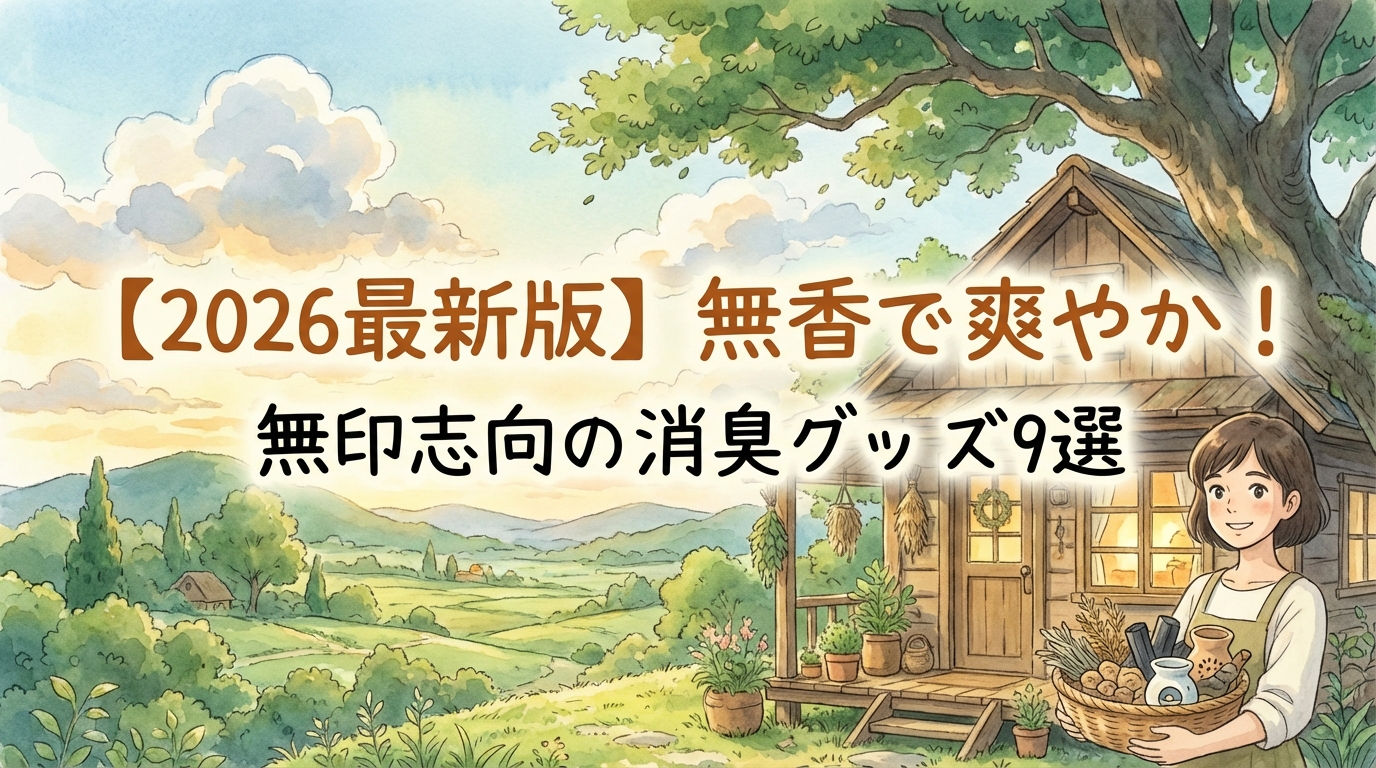 【2026最新版】無香で爽やか！無印志向の消臭グッズ9選