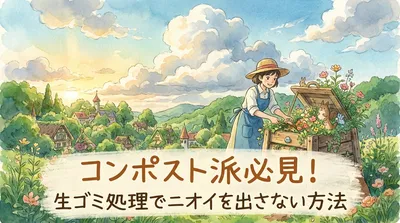 コンポスト派必見：生ゴミ処理でニオイを出さない方法