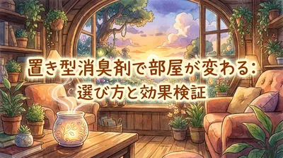 置き型消臭剤で部屋が変わる：選び方と効果検証