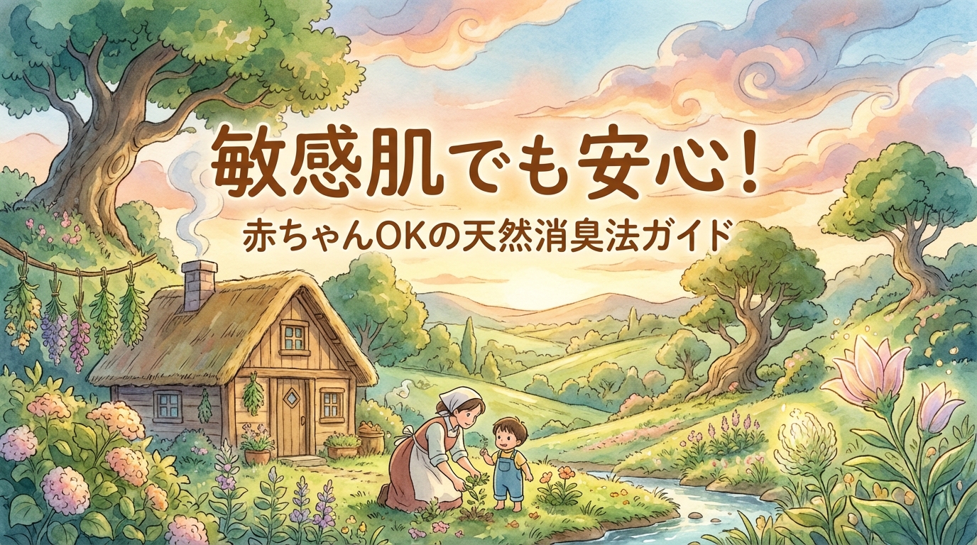 敏感肌でも安心！赤ちゃんOKの天然消臭法ガイド