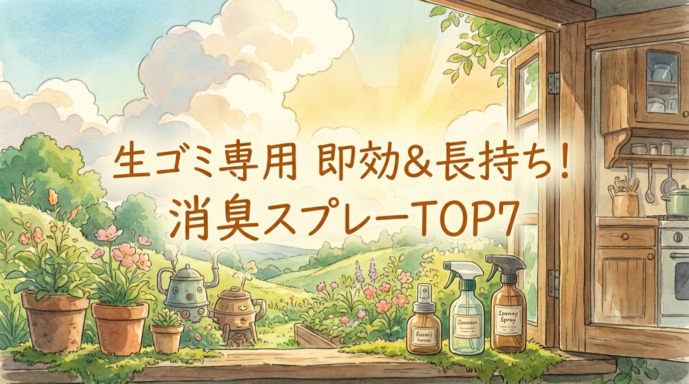 生ゴミ専用 即効＆長持ち！消臭スプレーTOP7