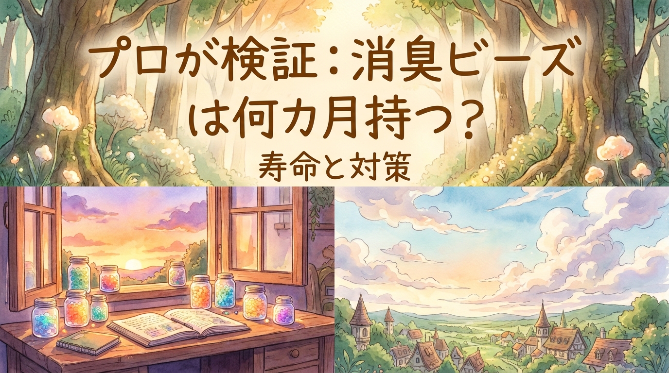 プロが検証：消臭ビーズは何カ月持つ？寿命と対策