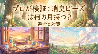プロが検証：消臭ビーズは何カ月持つ？寿命と対策