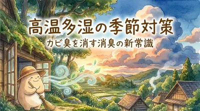 高温多湿の季節対策：カビ臭を消す消臭の新常識