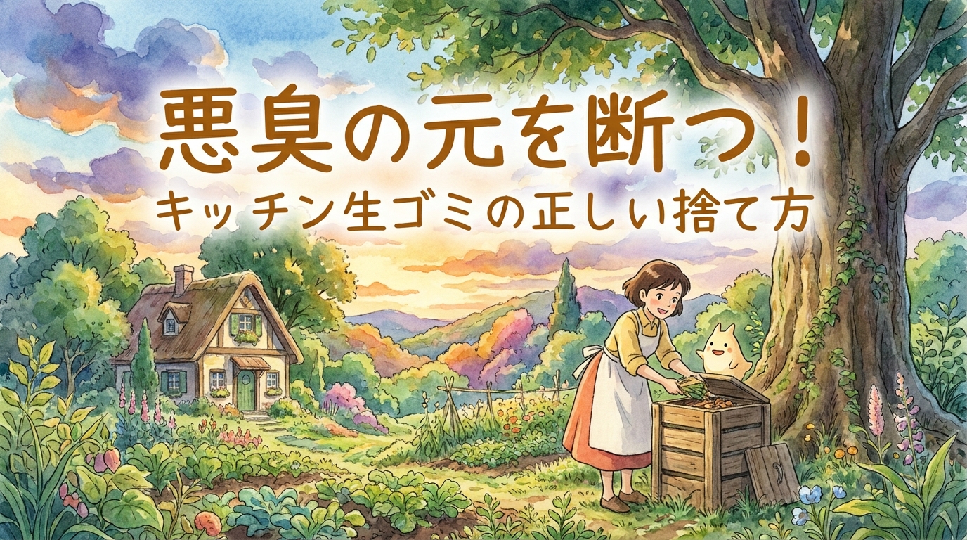 悪臭の元を断つ！キッチン生ゴミの正しい捨て方