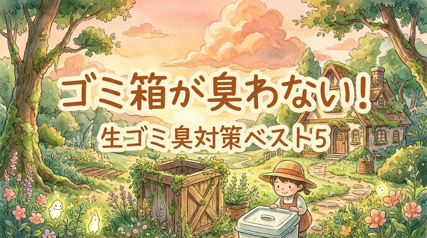ゴミ箱が臭わない！生ゴミ臭対策ベスト5