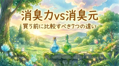 消臭力vs消臭元、買う前に比較すべき7つの違い