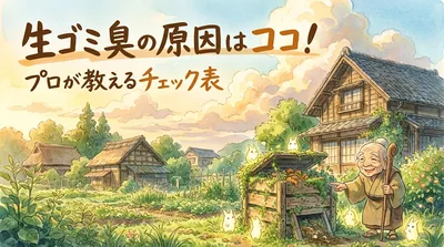 生ゴミ臭の原因はココ！プロが教えるチェック表