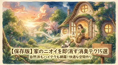 【保存版】家のニオイを即消す消臭テク15選